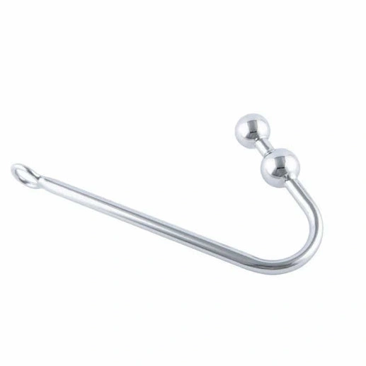 Two Anal Pleasurable Stainless 4417 Steel Balls Hook 1104